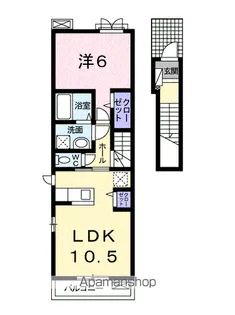 カーサ・フェリーチェTK2【2階】の間取り