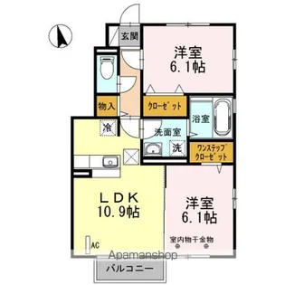 パインメイプルIII【1階】の間取り