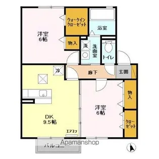 マローネ B【1階】の間取り