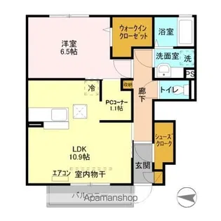 リヴィエール II【1階】の間取り