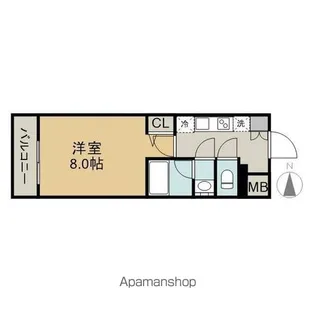 BPRレジデンス丸の内(旧ラグゼナ丸の内)【3階】の間取り