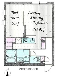 東京都杉並区高円寺北2丁目【マンション】の間取り
