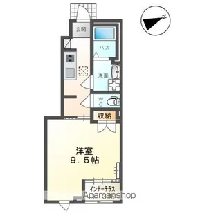 仮)山形市松原アパートB【101号室】の間取り