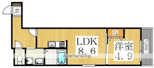 フジパレス遠里小野Ⅵ番館【3階】の間取り