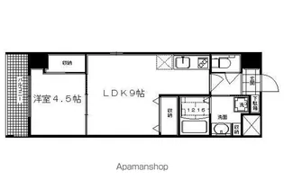 ビクトワール西大路御池【407号室】の間取り