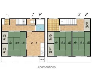 コスモ木曽町新開【A号室】の間取り