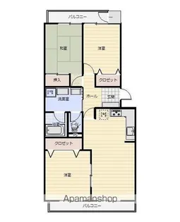 メゾン大山【302号室】の間取り