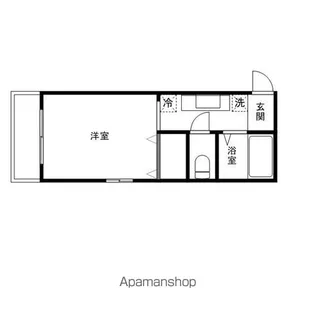 エスポアK&A【1階】の間取り