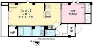 アフィーノ【2階】の間取り