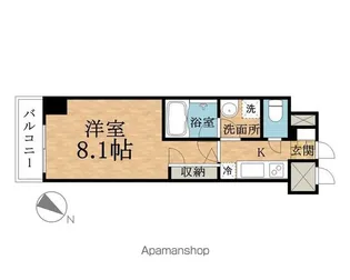 シャーメゾンステージ日野【404号室号室】の間取り