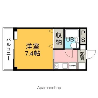 エステートF【1階】の間取り