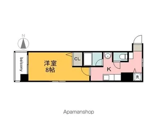 ロアール榎町【403号室】の間取り