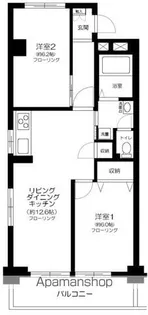 リシェル氷川台【2階】の間取り