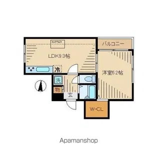 サンハイツK【3階】の間取り