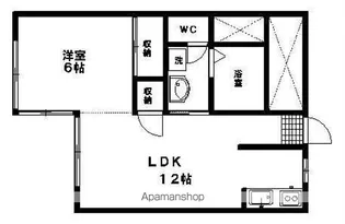 カーサミア【101号室】の間取り