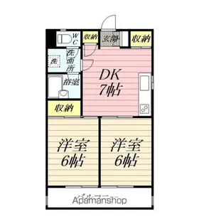 モンテブラン【2階】の間取り