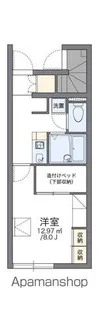 レオパレスハイム コルーテ【116号室】の間取り