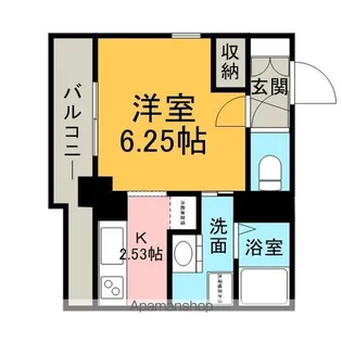 パシフィックタワー札幌【20階】の間取り
