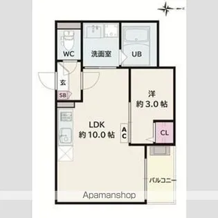 Jack kawamaⅠ【3階】の間取り