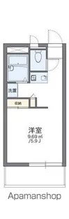 レオパレス栄【2階】の間取り