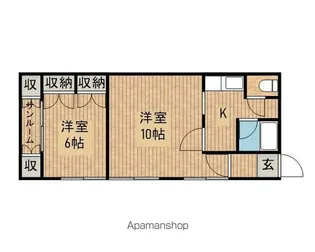 ANGEL BLDG.I【4F号室】の間取り