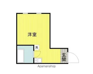 スタイリッシュハウス アップル&サムシングエルス【W428号室】の間取り
