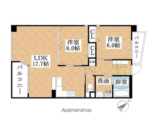 ヴェル・ドミールⅢ【202号室】の間取り