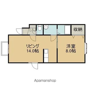 ガーデンハイツ昭和【202号室】の間取り