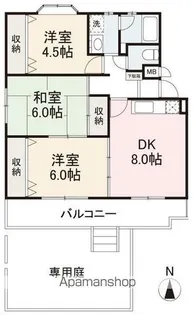 リッチアイランドⅡ【1階】の間取り
