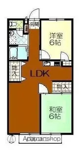 フォブール松縄【2階】の間取り