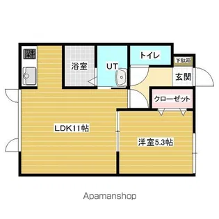 プログレスコート【2階】の間取り