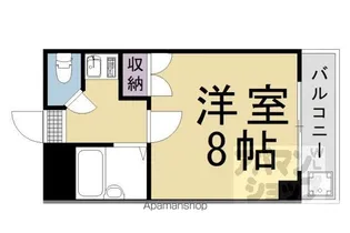 ローズハイツ桂【402号室】の間取り