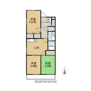 ドリームヒルズ【2階】の間取り