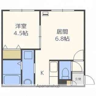 BACHICOI2(バチコイ)【3階】の間取り