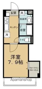 VILLE CREST【302号室】の間取り