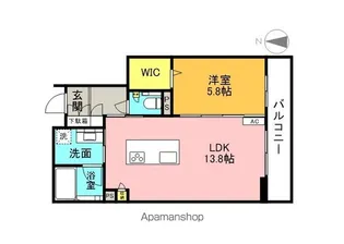 ラ・エスペリア【1階】の間取り