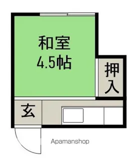 あだち荘【H号室】の間取り