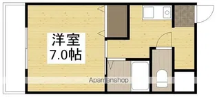 5THハイツナオイ【105号室】の間取り