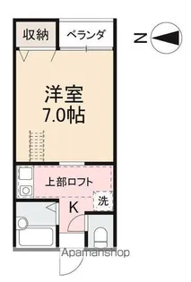 HP中央町【201号室】の間取り