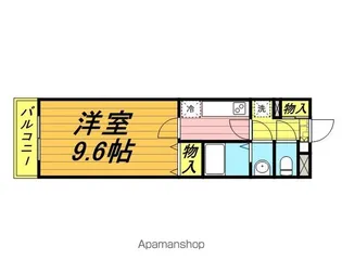 INSURANCE BLDG.XV【1階】の間取り