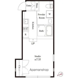 LA PERLA OGIKUBO【1階】の間取り