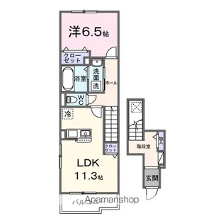 スロノス【2階】の間取り
