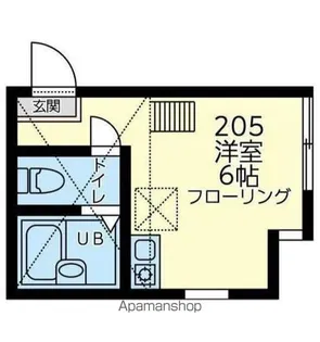 ユナイト追浜ヴィーナス【2階】の間取り