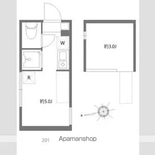 ミカシータ亀戸【2階】の間取り
