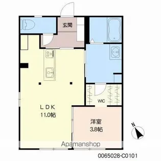 セフィラヒロセ【1階】の間取り