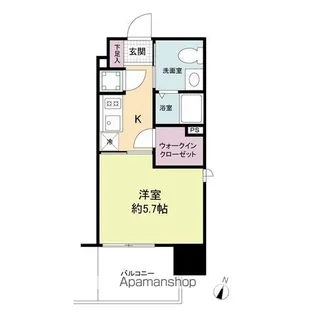 LIVE CASA県庁前【8階】の間取り