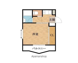 ヴェルナール若松【2階】の間取り
