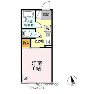 エール上新【1階】の間取り