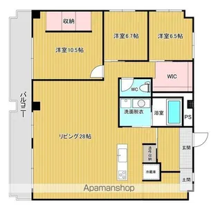エスポワール今宿【4階】の間取り