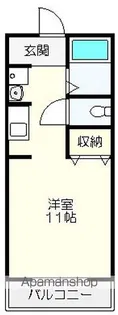 フィットハイム比島【402号室】の間取り
